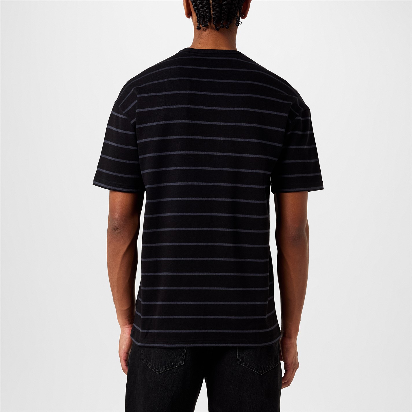 Tricou Paul Smith cu dungi Longe negru