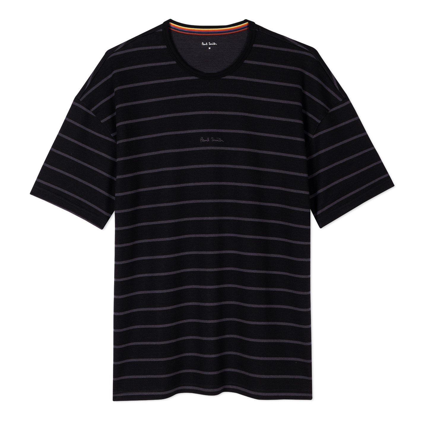 Tricou Paul Smith cu dungi Longe negru