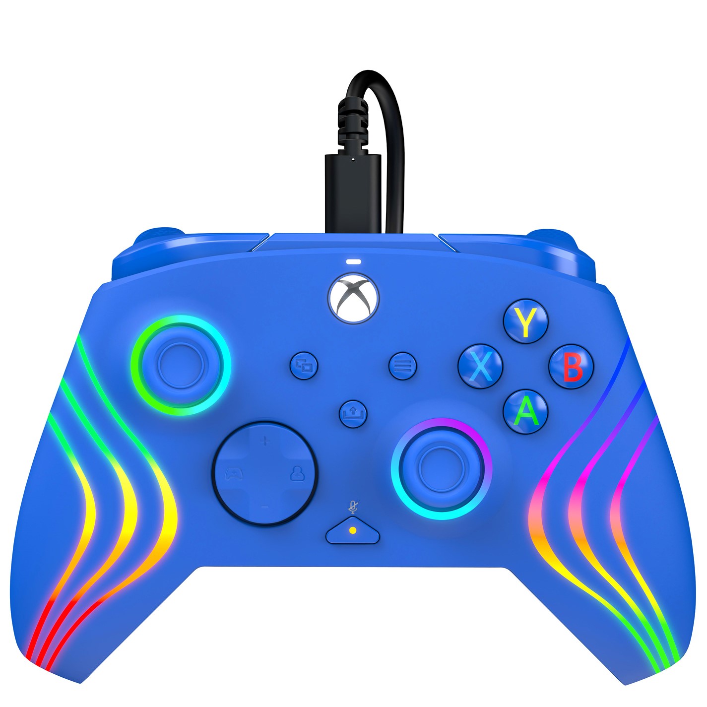 PDP Afterglow Wave Wired Xbox Controller - albastru