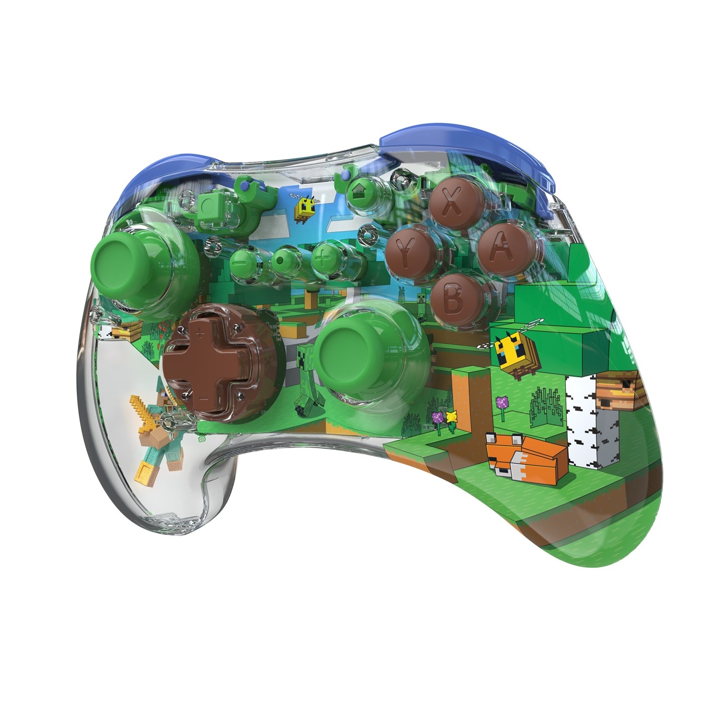 PDP REALMz™ Wireless Controller: Minecraft Forest Biome