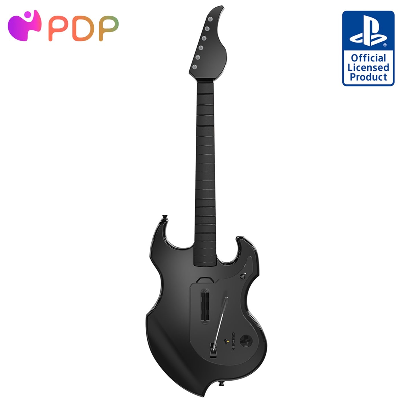 PDP RIFFMASTER Wireless Guitar PlayStation Controller negru