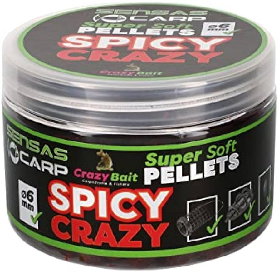 PELETE SUPER SOFT SPICY CRAZY 6MM 60G SENSAS