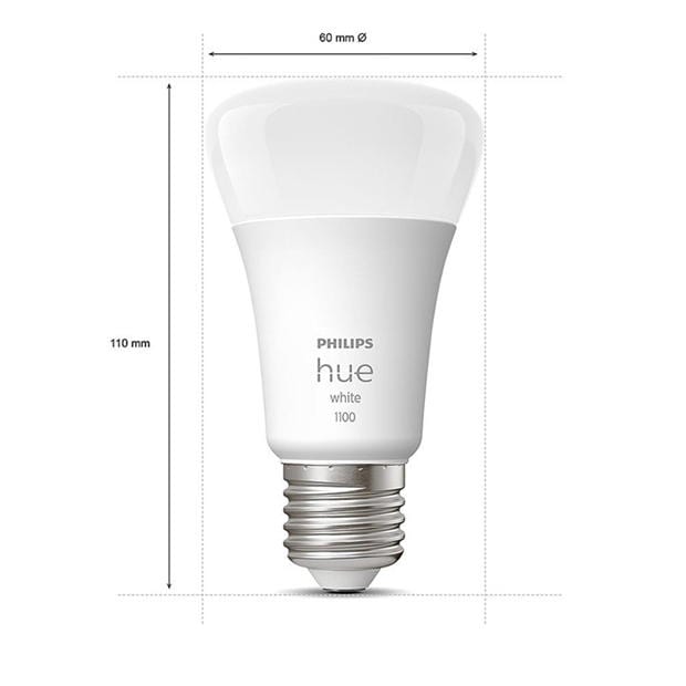 Philips Hue Philips Hue Dimmable alb 9.5W E27 2P multicolor format and universal