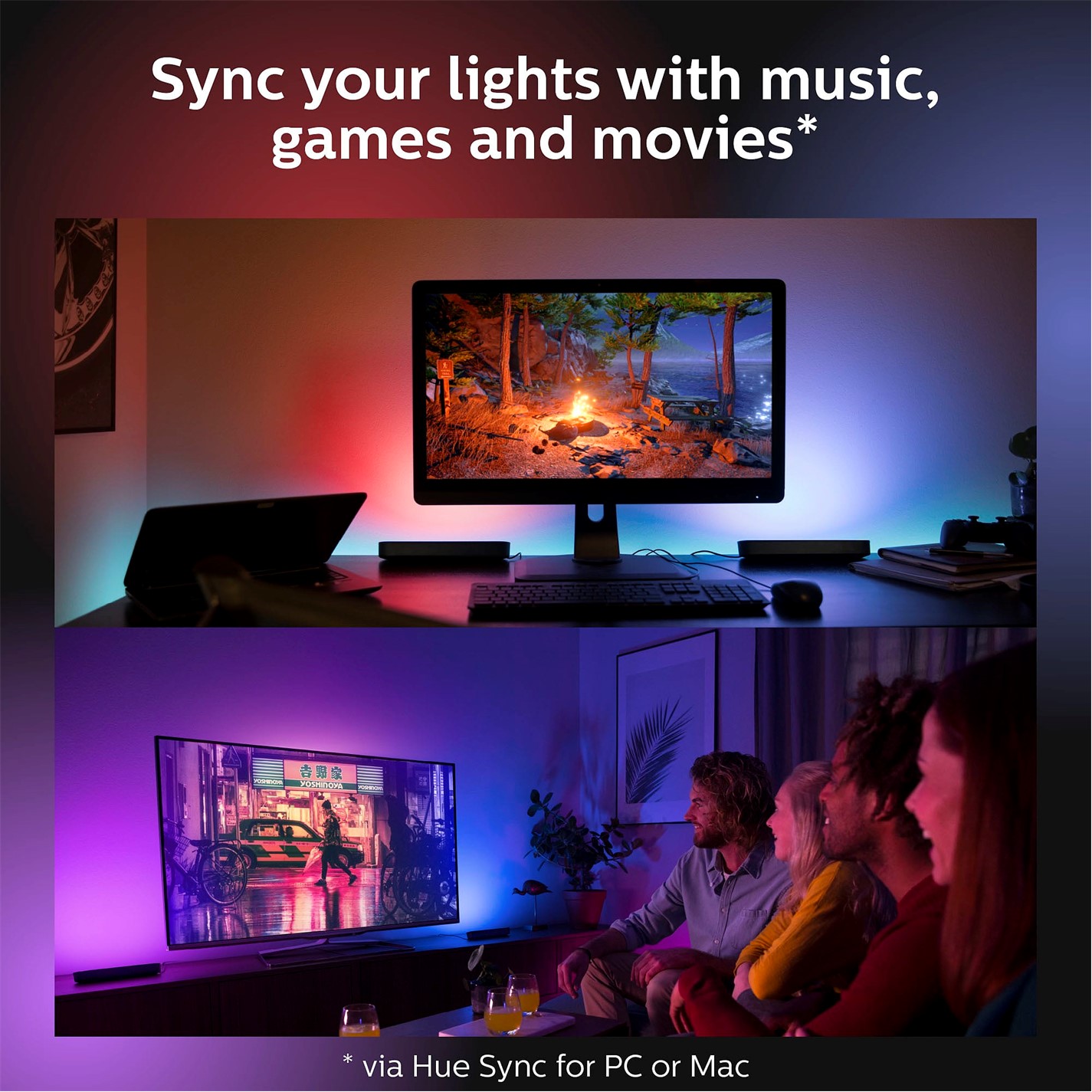 Philips Hue Philips Hue Play Lightbar 2Pack & Bridge