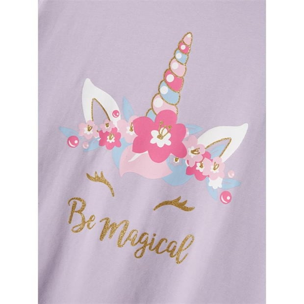 Pijamale Name It Magical pastel lila