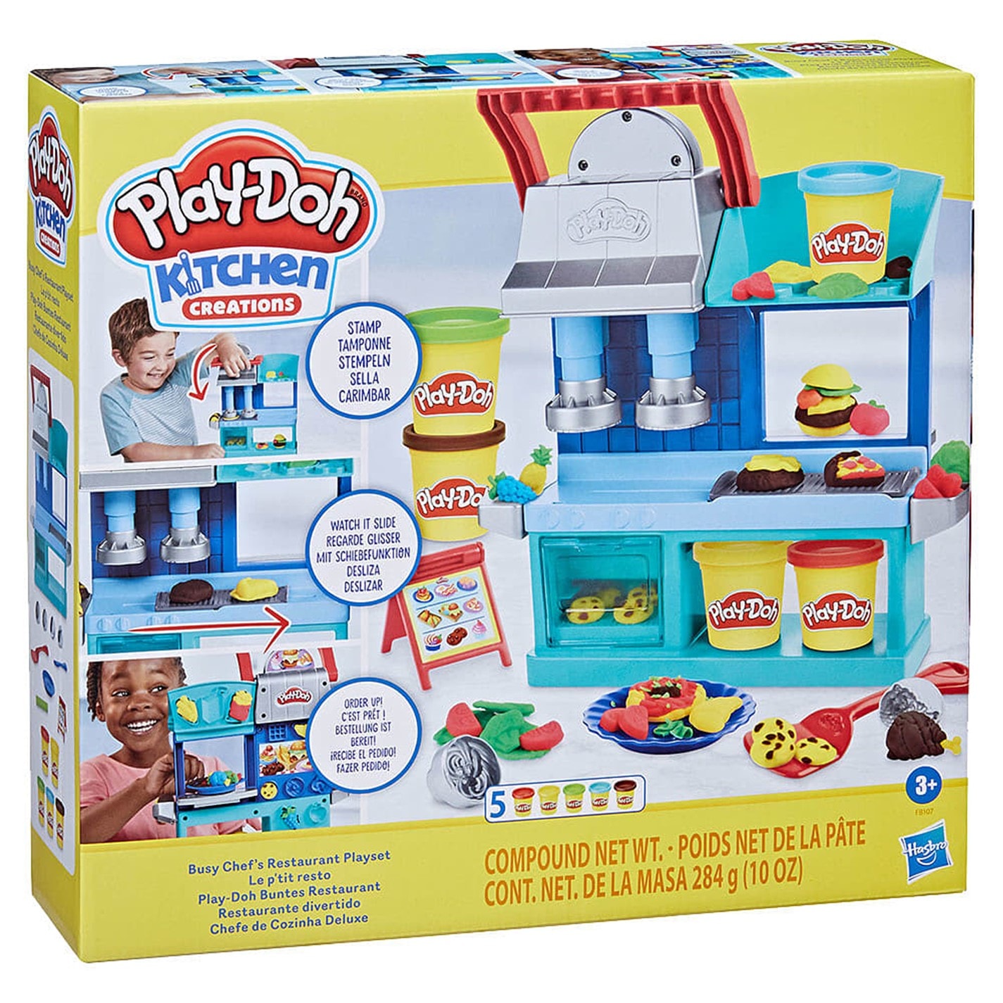 Play-Doh Pd Busy Chefs Restaurant Playset multicolor format and universal