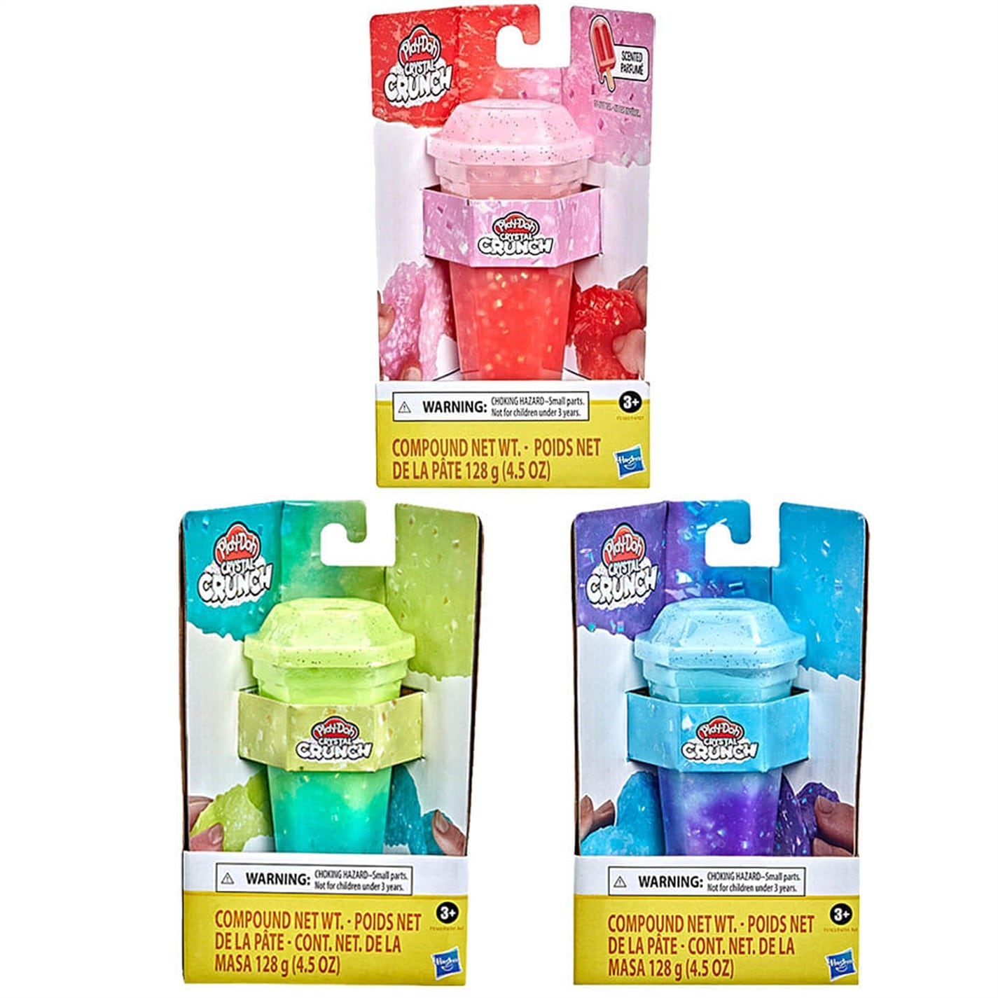 Play-Doh TOY PD CRYSTAL CRUNCH AST multicolor