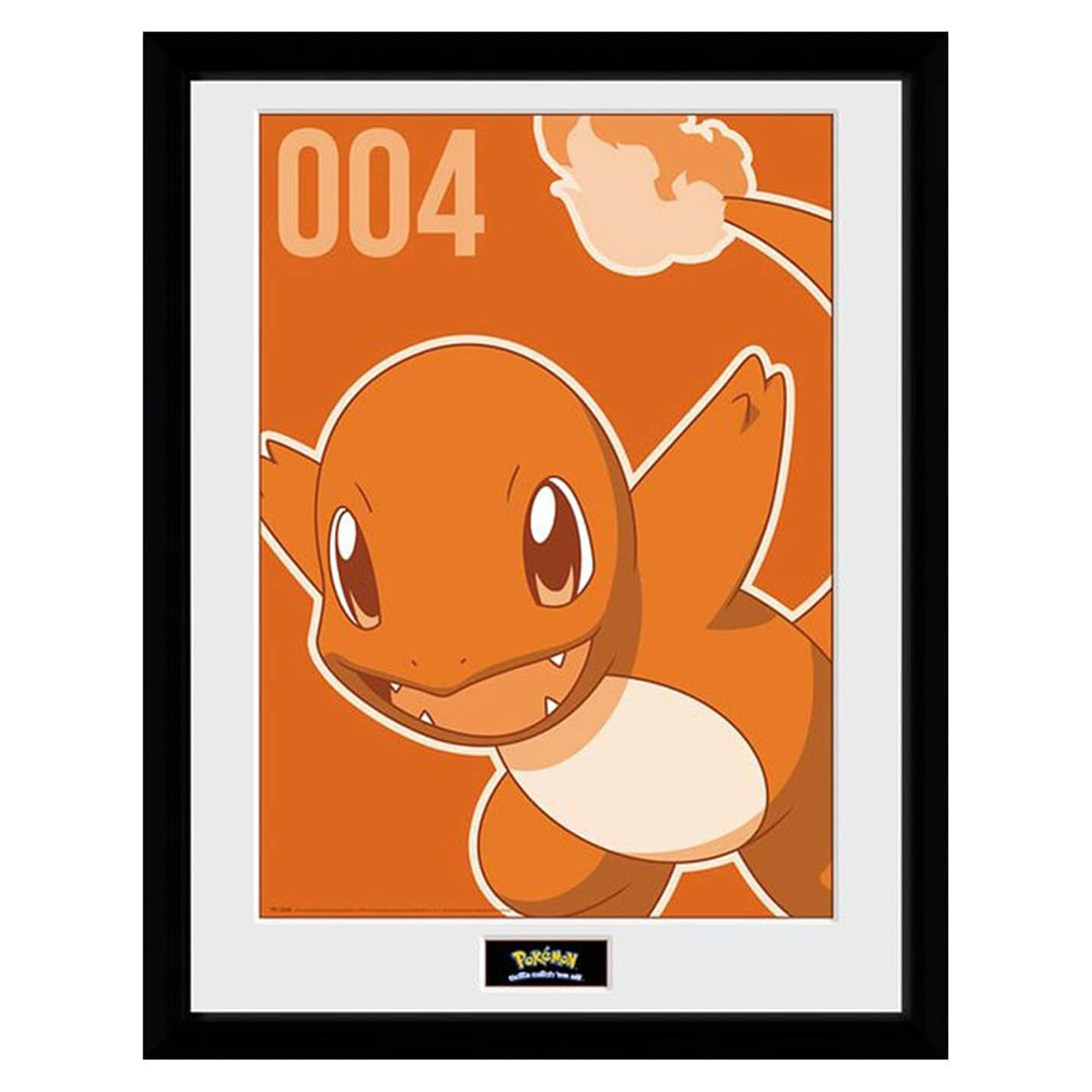 Pokemon Pokémon - Framed Print - Charmander Mono (30x40) multicolor