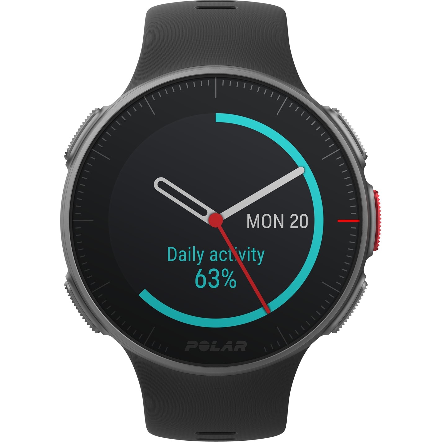 Polar Vantage V Multisport Smartwatch gri and negru