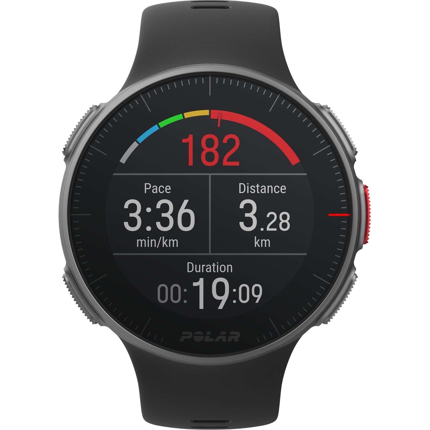 Polar Vantage V Multisport Smartwatch gri and negru