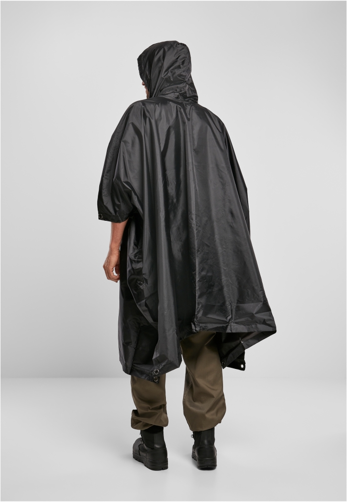 Poncho Ripstop negru Brandit