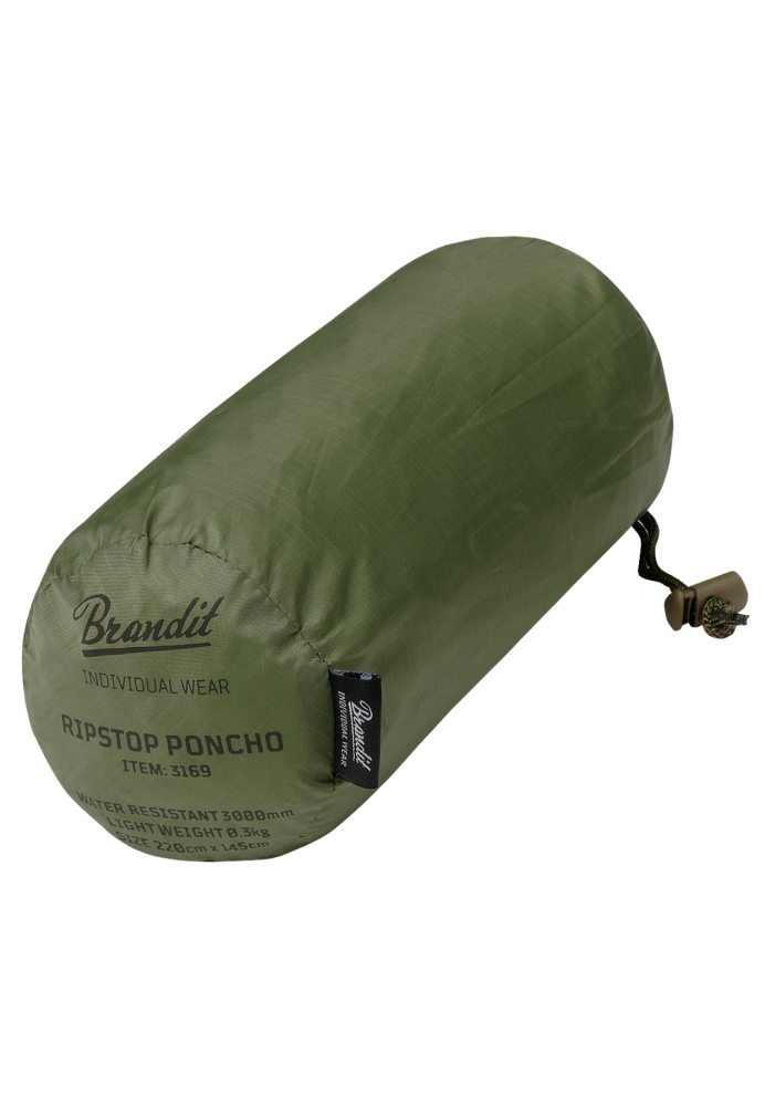 Poncho Ripstop oliv Brandit