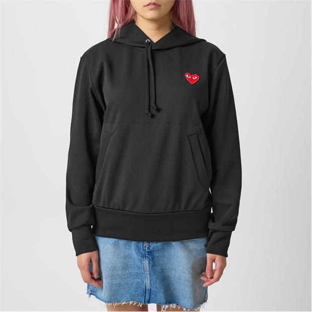 Pulovere Hanorac COMME DES GARCONS PLAY Small Heart negru rosu