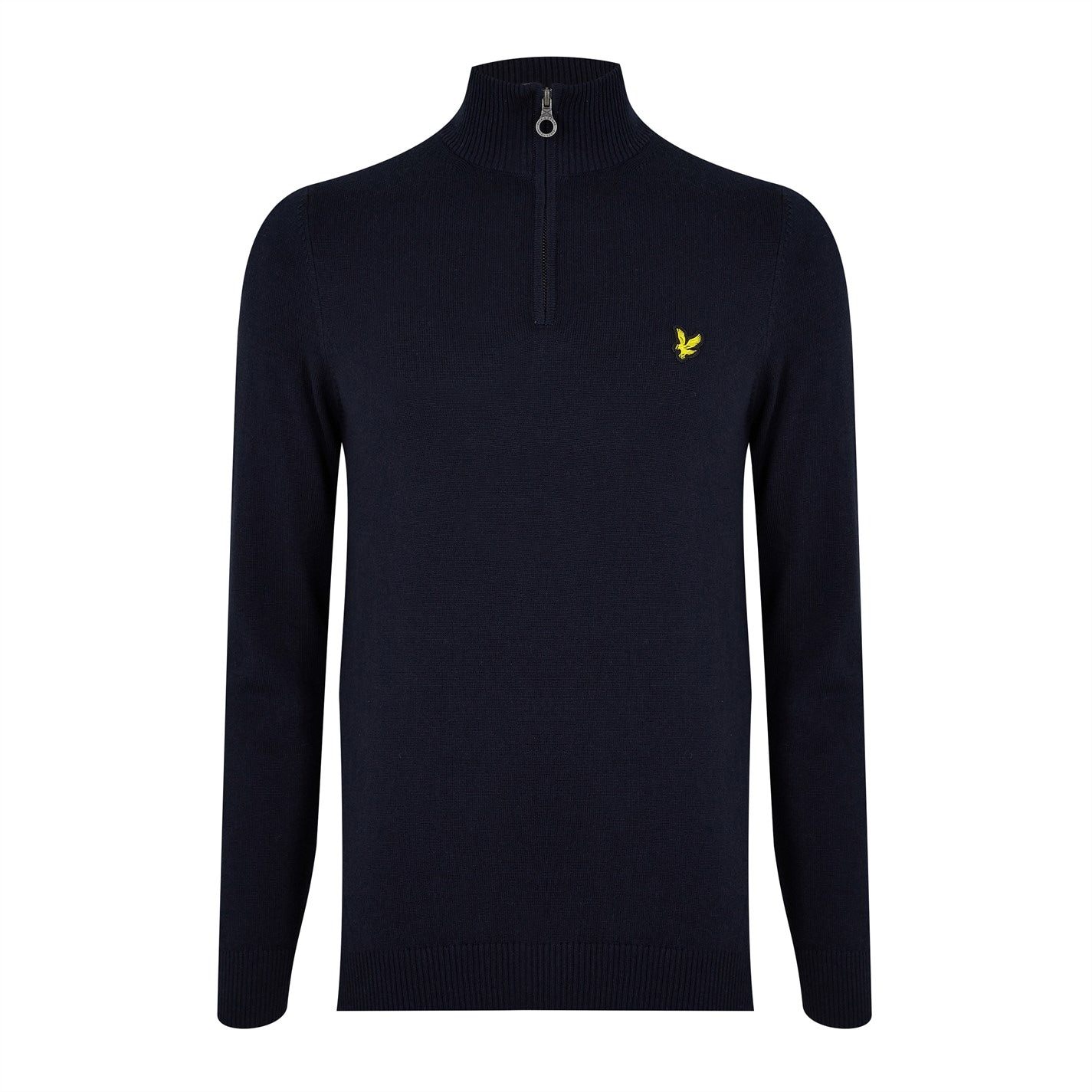 Pulovere Lyle and Scott Quarter-cu fermoar inchis bleumarin z271