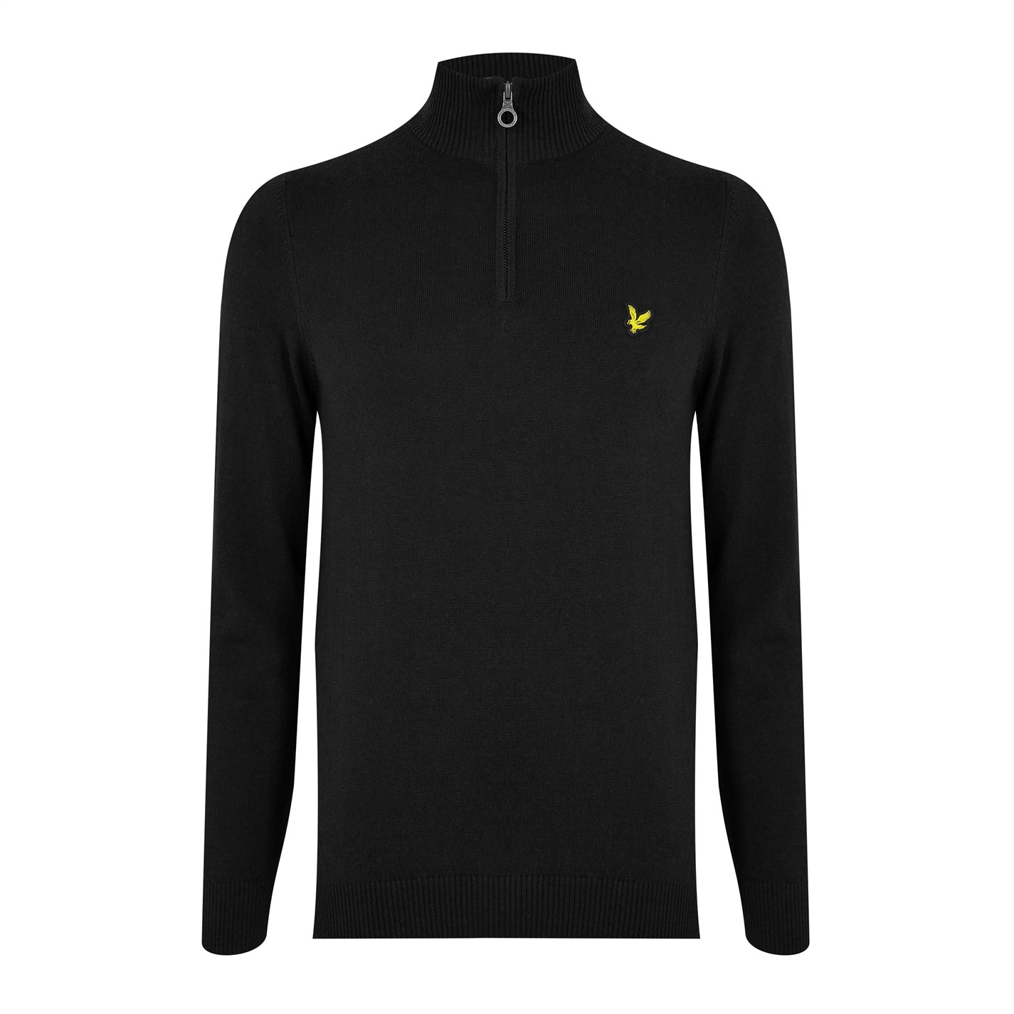 Pulovere Lyle and Scott Quarter-cu fermoar jet negru z865