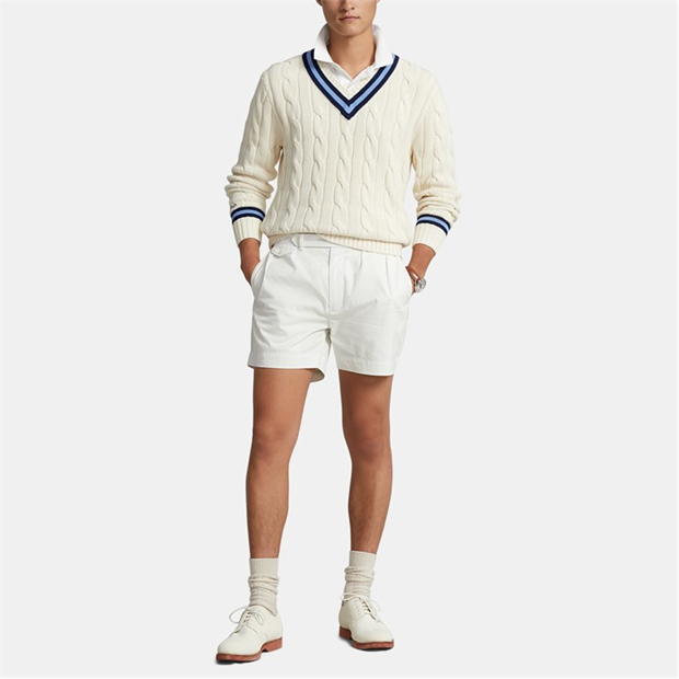 Pulovere Polo Ralph Lauren Cricket crem bleumarin