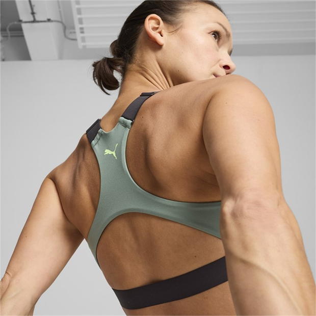 Puma 4keeps Eversculpt Bra Medium Impact Sports pentru femei verde