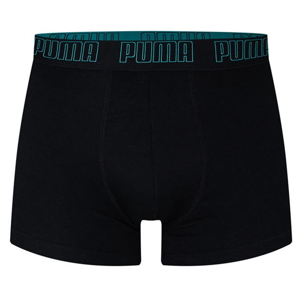 Puma Basic Trunk 2P pentru barbati gri bleu multicolor