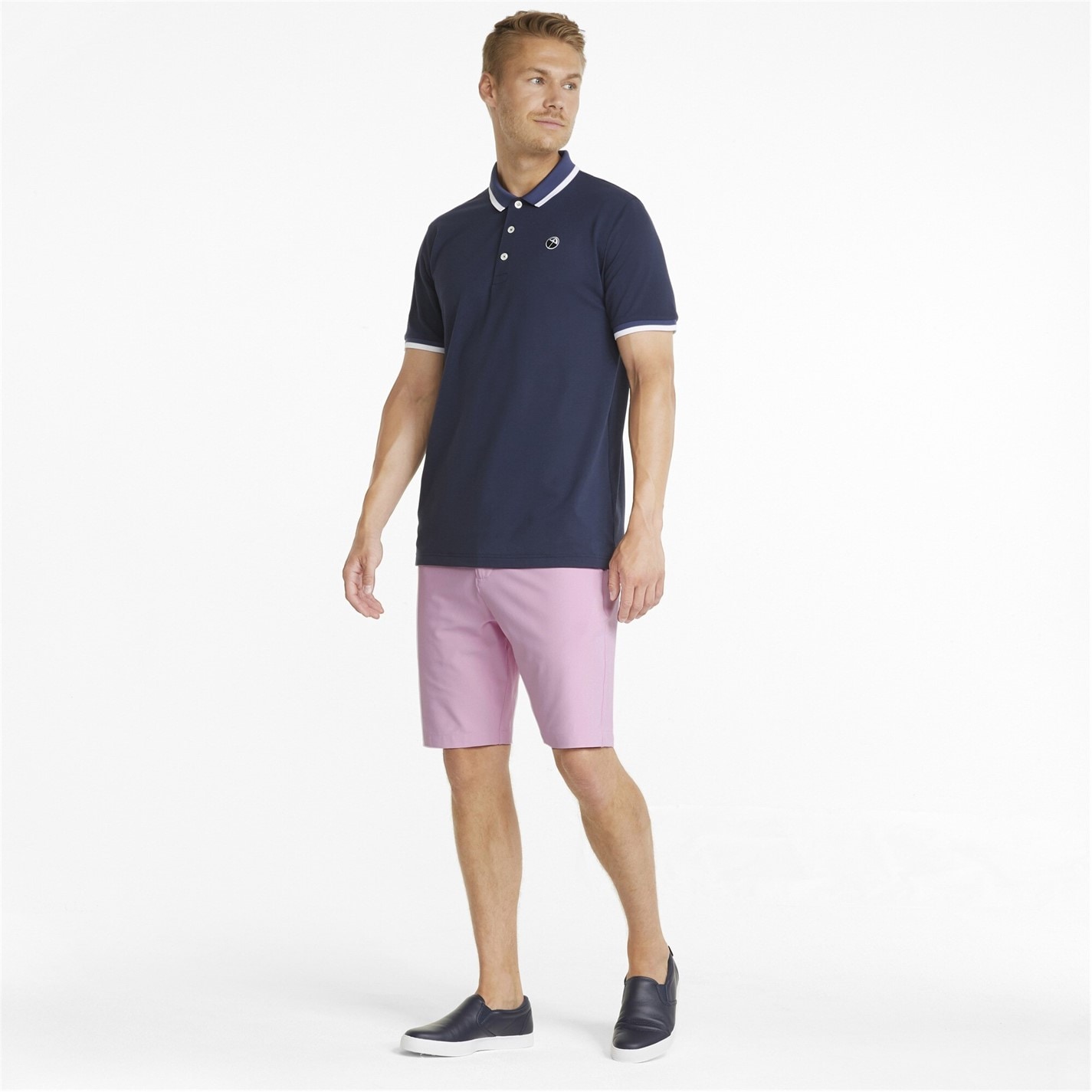 Puma Latrobe Short Golf pentru Barbati pale roz