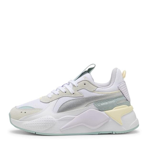 Puma RS -X Metallic copii alb argintiu