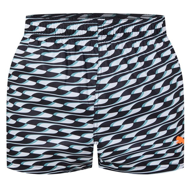 Pantaloni scurti inot Puma Wave 5.5 pentru Barbati negru multicolor