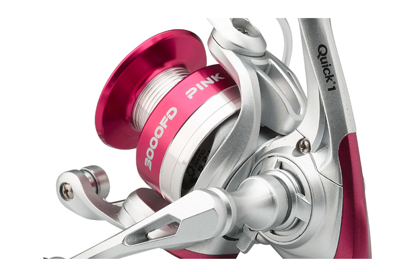 Mulineta QUICK 1 roz 3000 FD 3+1BB 280MX0.25MM 5,2:1 DAM