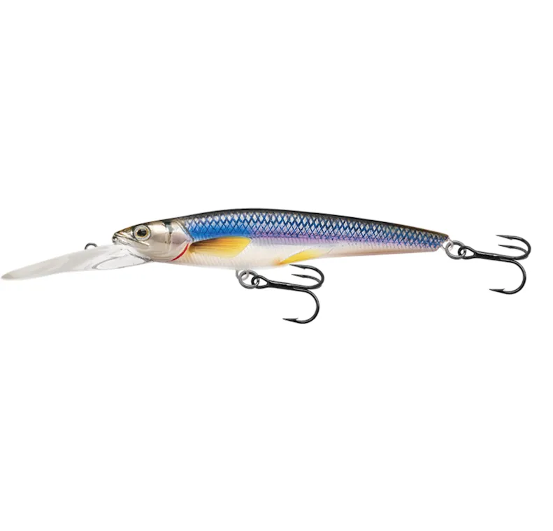 RAINBOW SMELT JERKBAIT 9,1CM 9G argintiu albastru LIVE TARGET