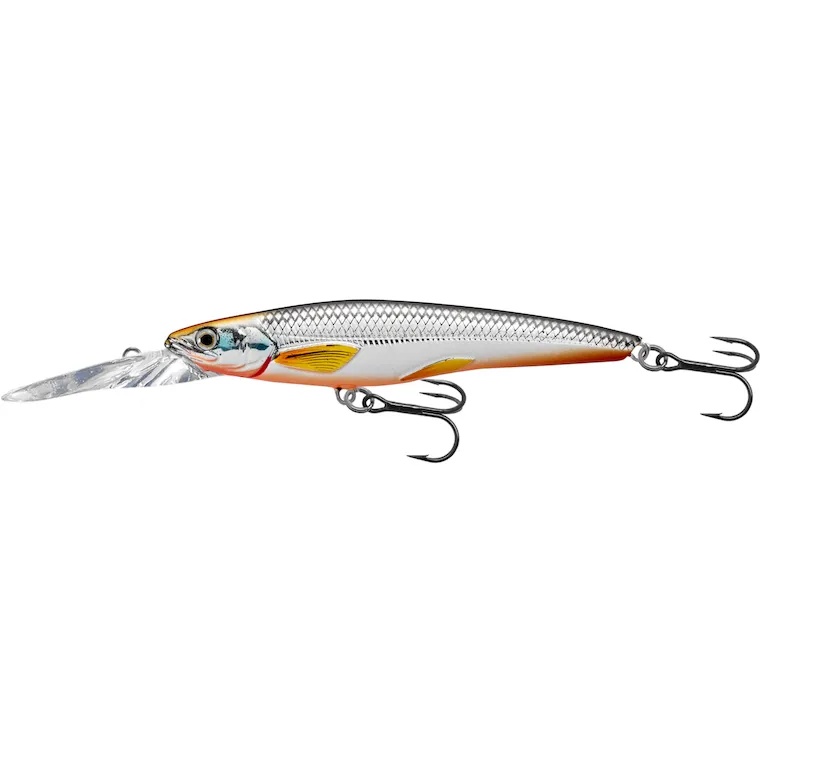 RAINBOW SMELT JERKBAIT 9,1CM 9G argintiu portocaliu LIVE TARGET