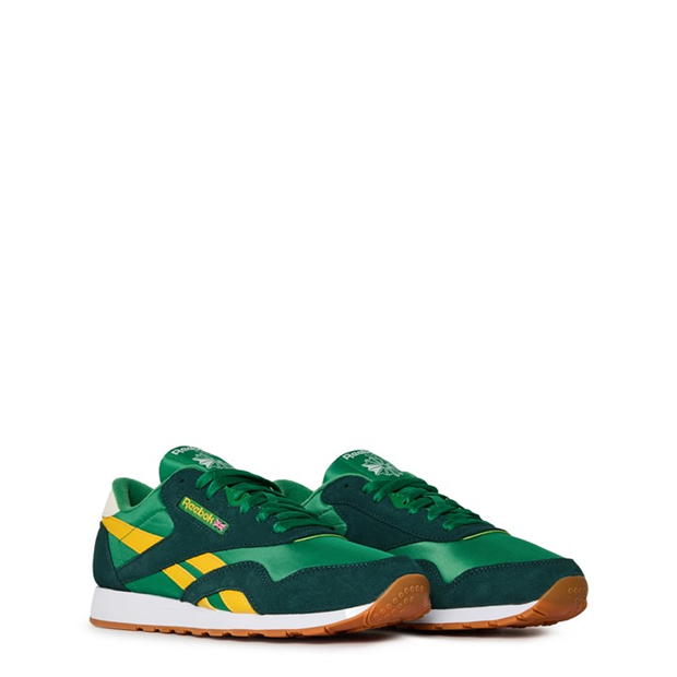 Reebok clasic nailon Shoes verde alb