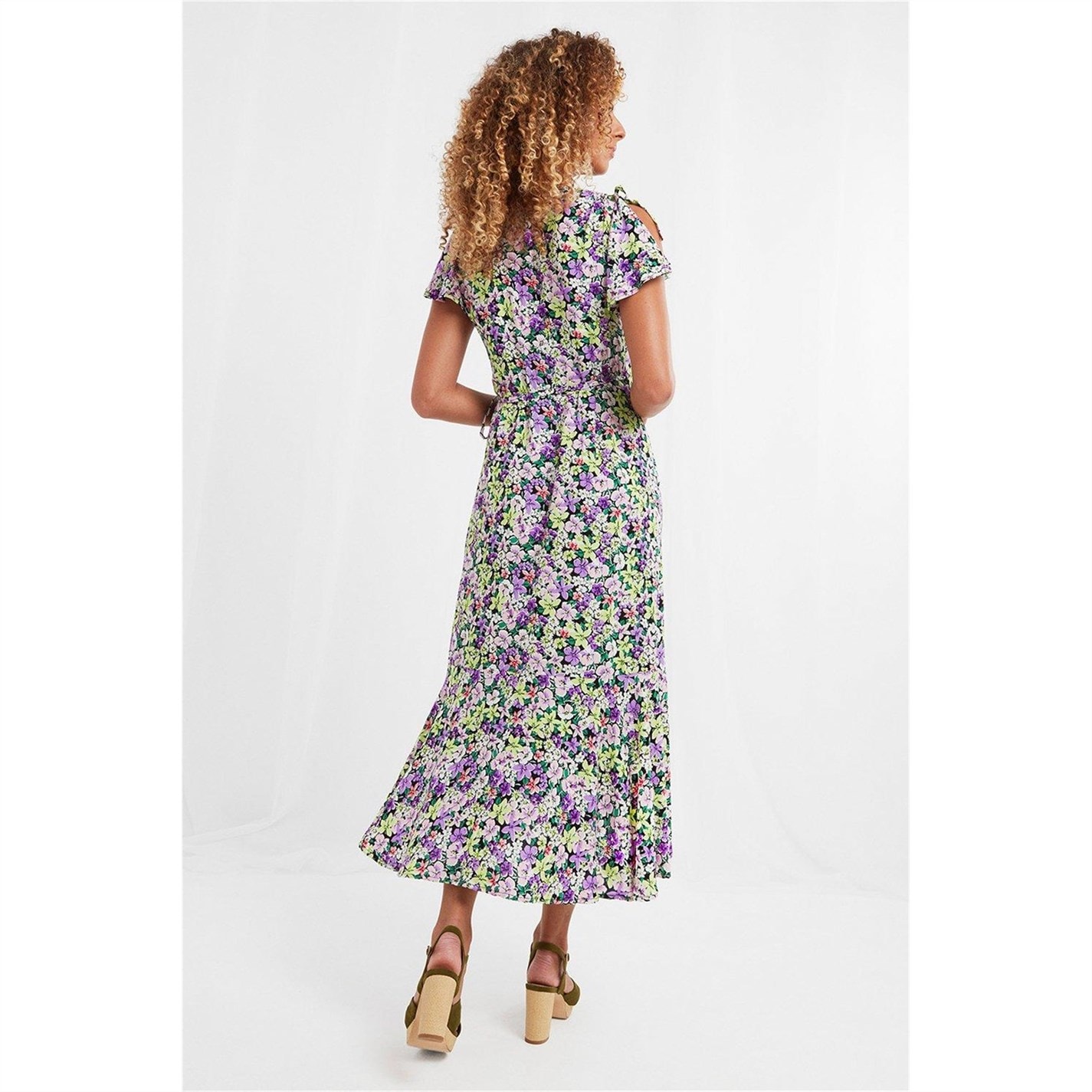 Rochie Joe Browns Francesca Floral Frill Midi lila