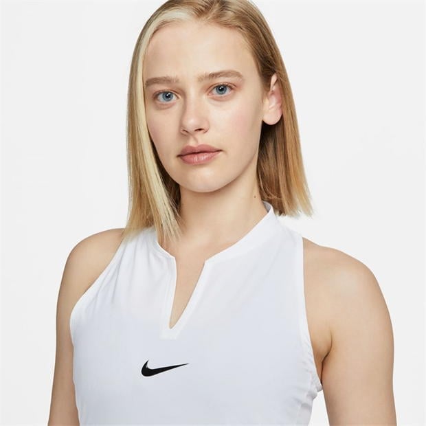 Rochie Nike Dri-FIT Club pentru femei alb negru