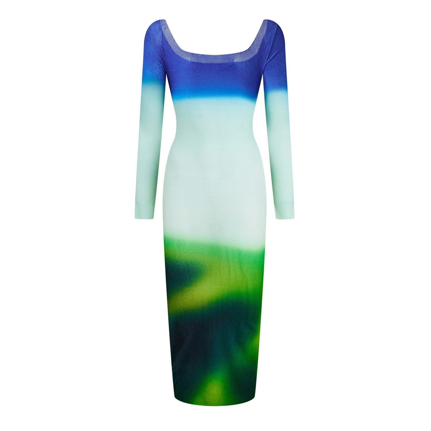 Rochie OFF alb Off Blurred femei verde albastru