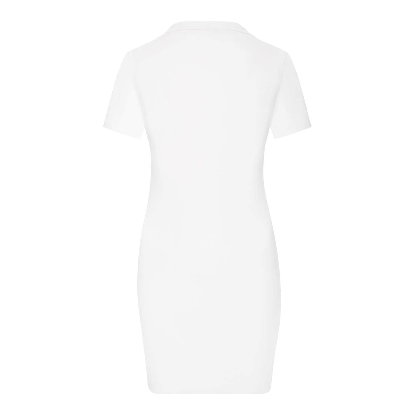 Rochie Slazenger x Sophia & Cinzia Polo Bodycon Mini alb