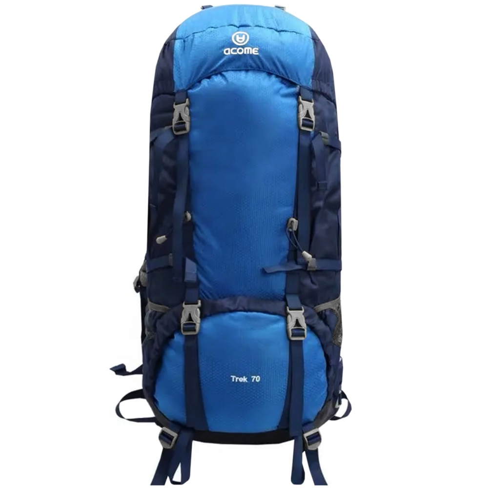 Rucsac Acome Trek Hiking 70L albastru