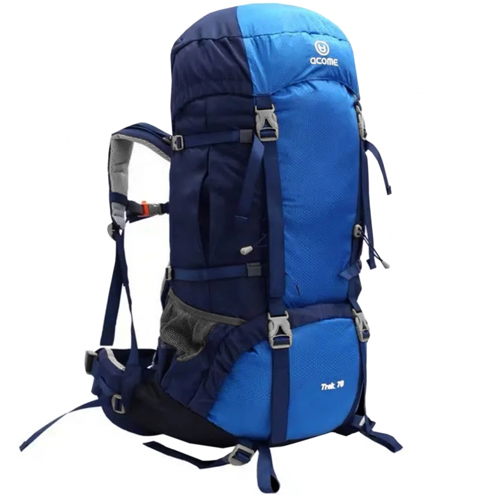 Rucsac Acome Trek Hiking 70L albastru