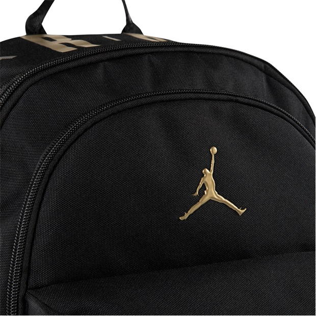 Rucsac Air Jordan Air Juniors negru auriu