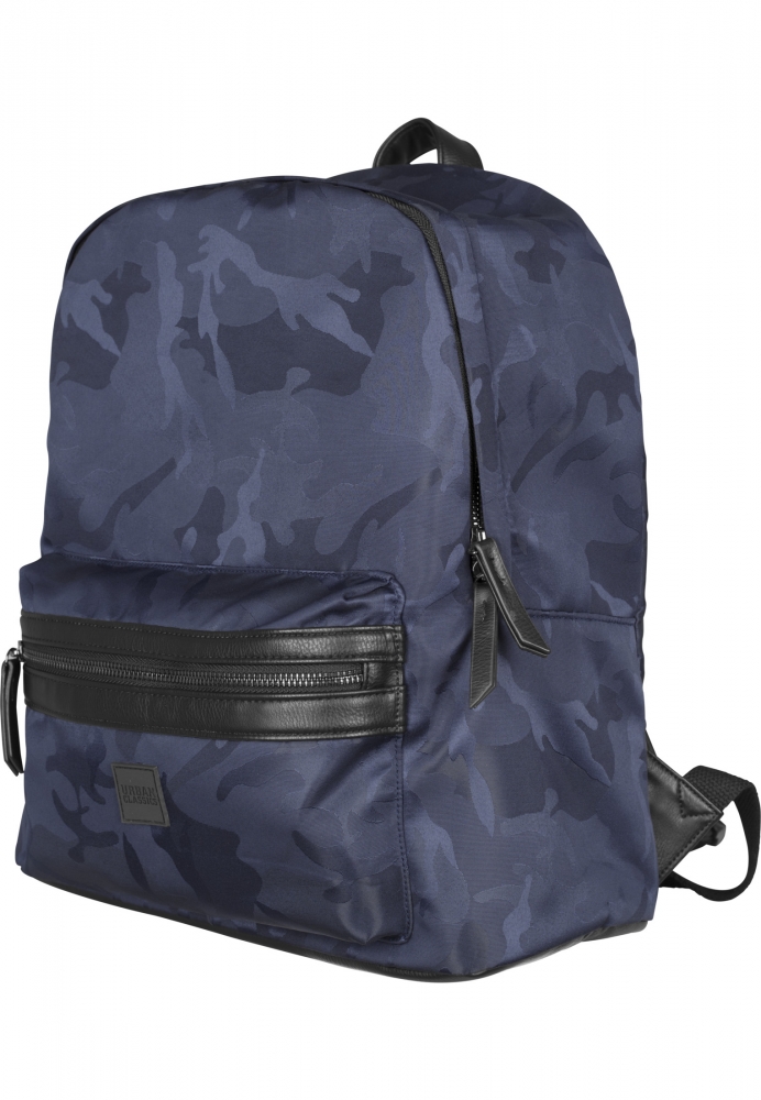 Rucsac Camo Jacquard bleumarin camuflaj Urban Classics