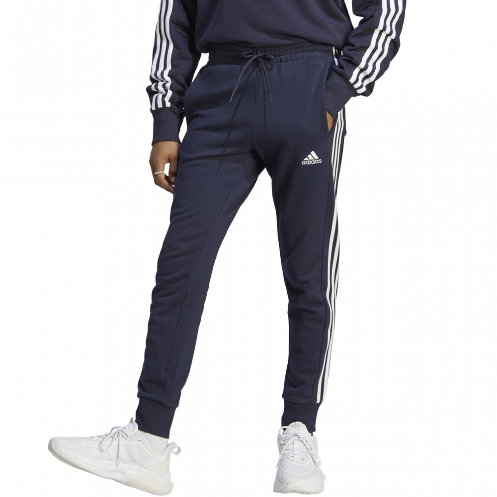 Adidas Essentials French Terry conici Cuff 3-Stripes bleumarin IC9406 barbati