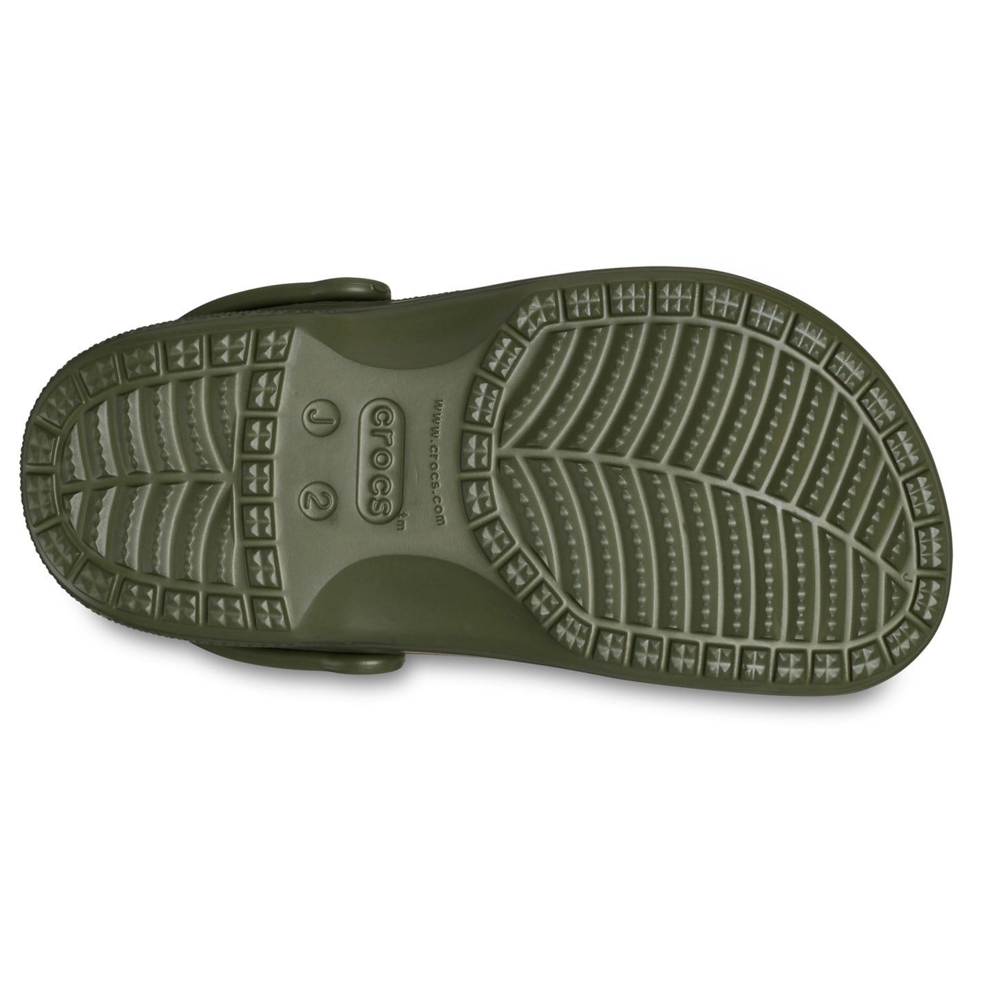 Saboti Crocs Baya pentru baietei military verde