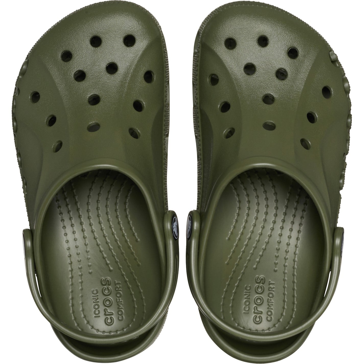 Saboti Crocs Baya pentru baietei military verde