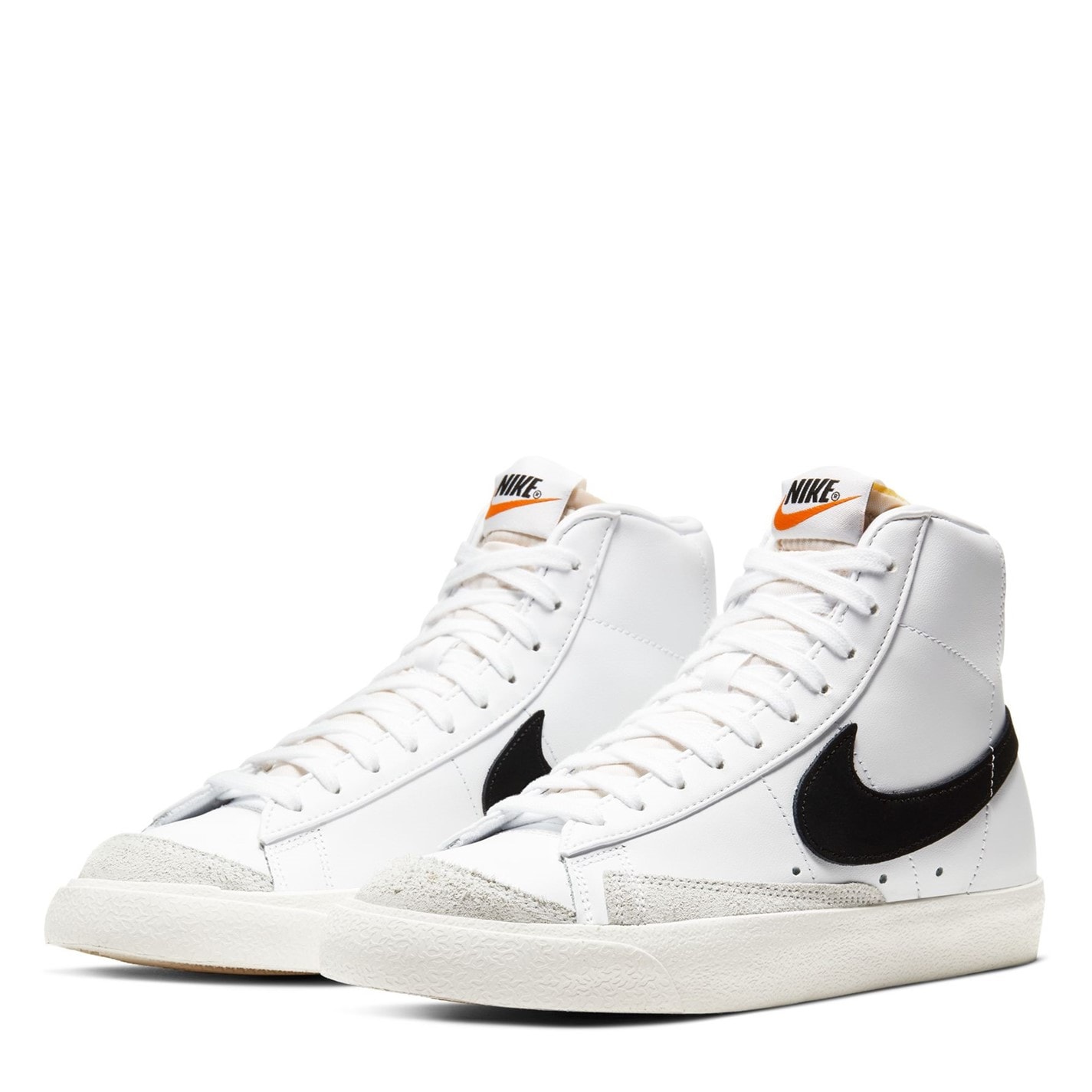 Adidasi inalti Nike Blazer Mid 77 alb negru