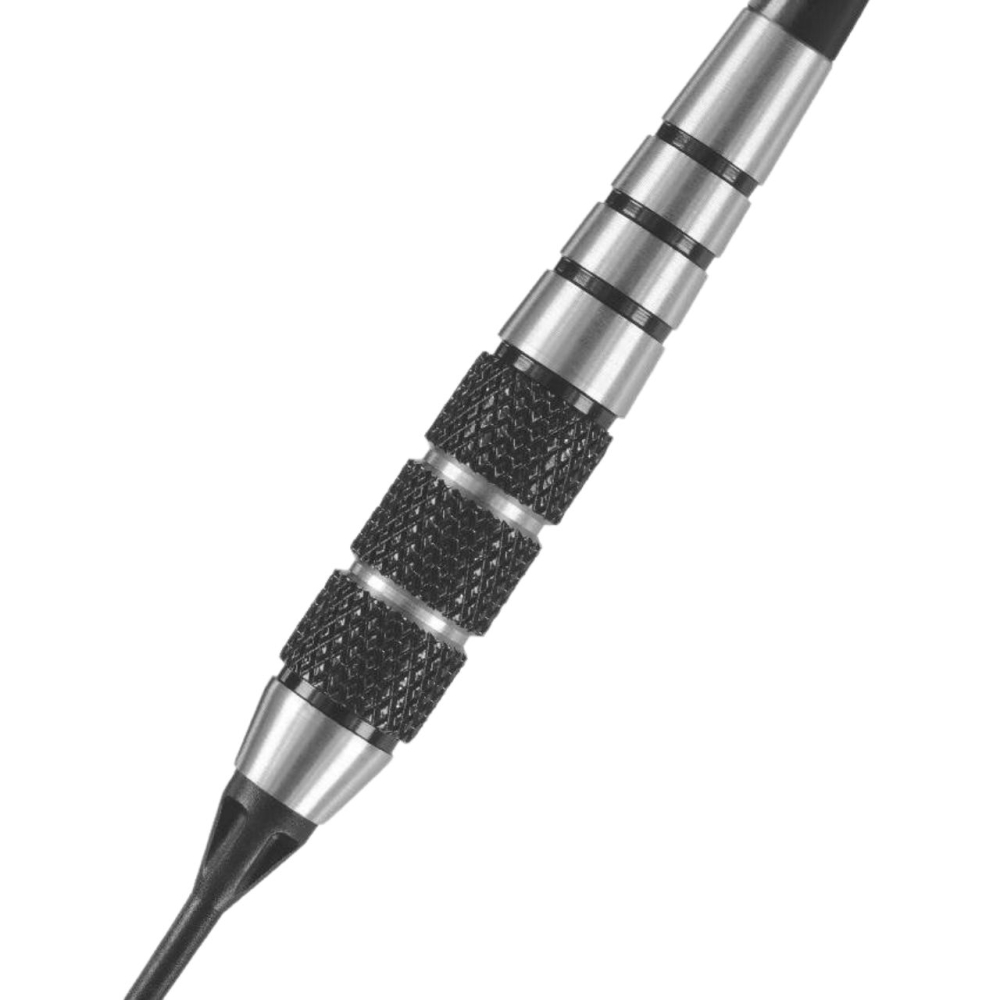 Sageti darts Harrows Softip negru Jack 18 g