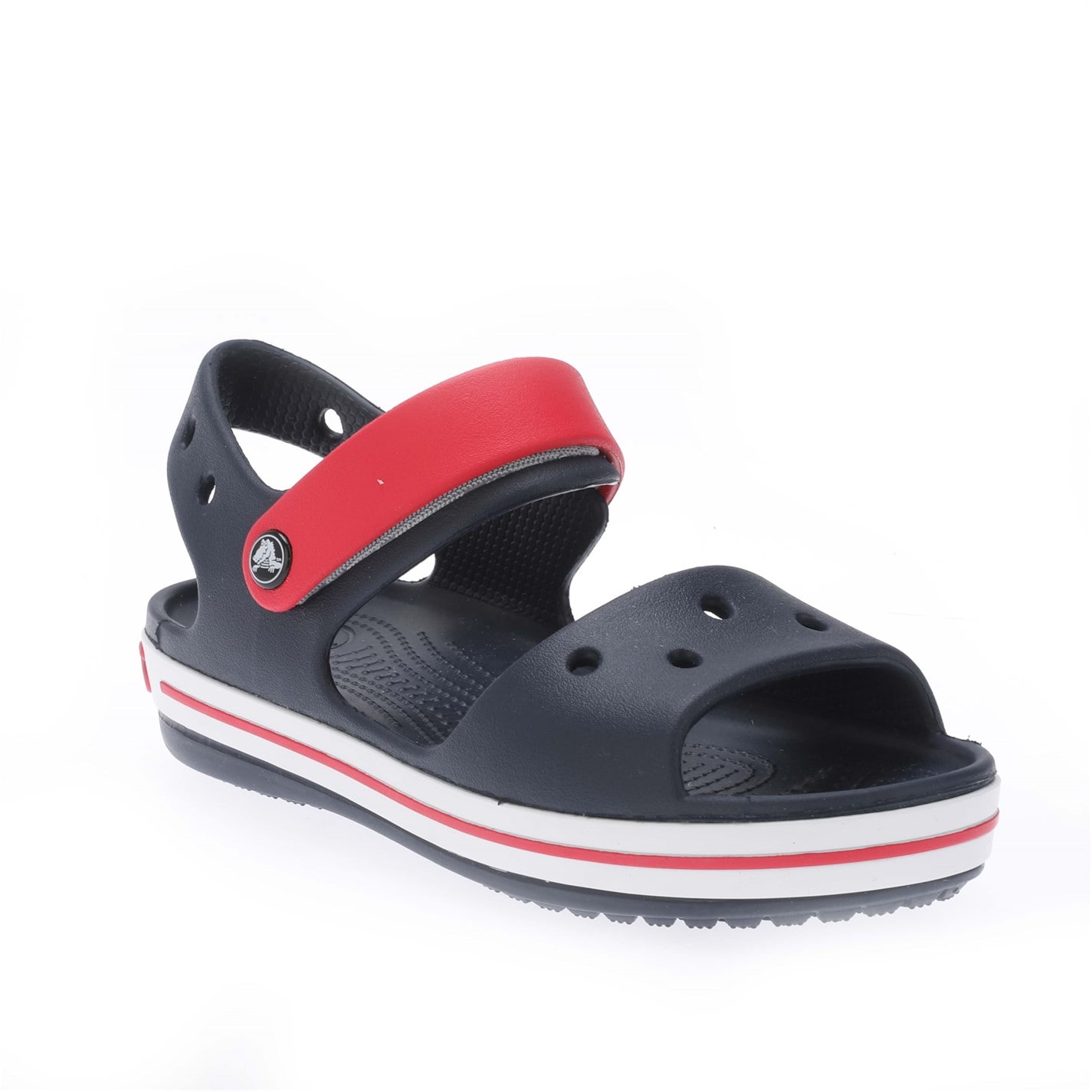 Sandale Crocs Crcbnd copii bleumarin rosu