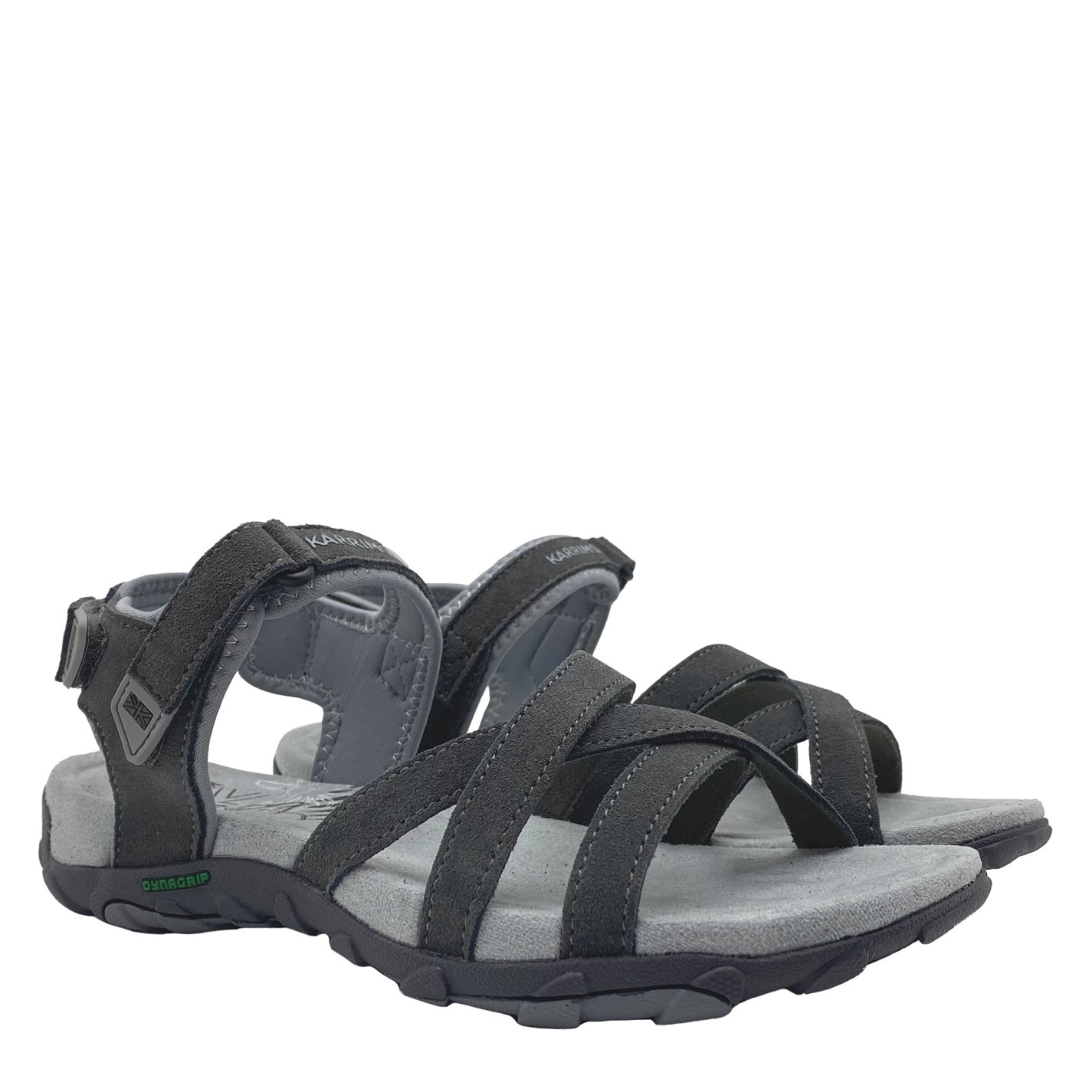 Sandale Karrimor Salina din piele Walking pentru Femei gri carbune