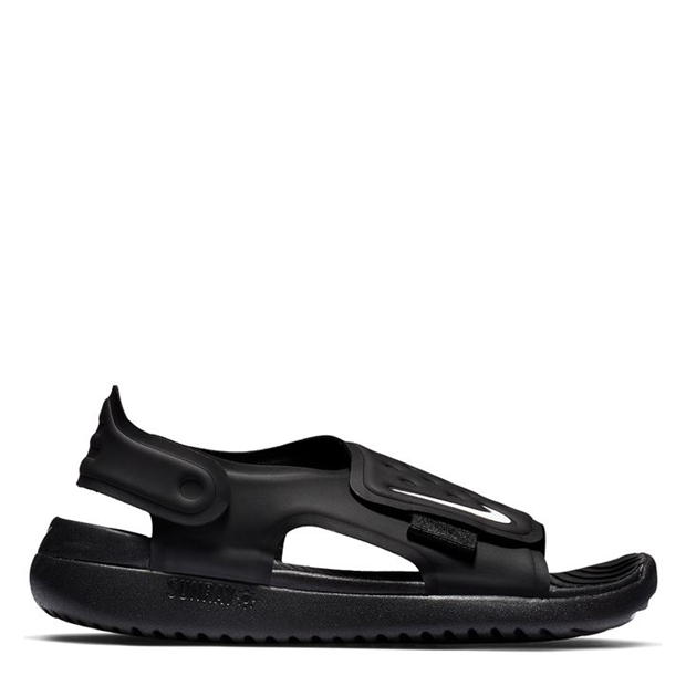 Sandale Nike Sunray Adjust 5 Little/Big pentru Copii negru alb