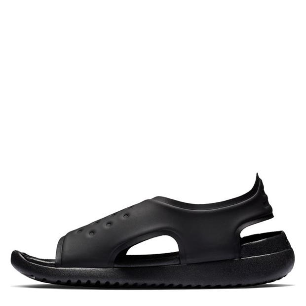 Sandale Nike Sunray Adjust 5 Little/Big pentru Copii negru alb