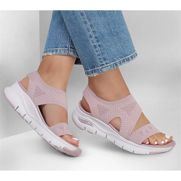 Sandale Skechers Arch Fit Flat pentru femei lila