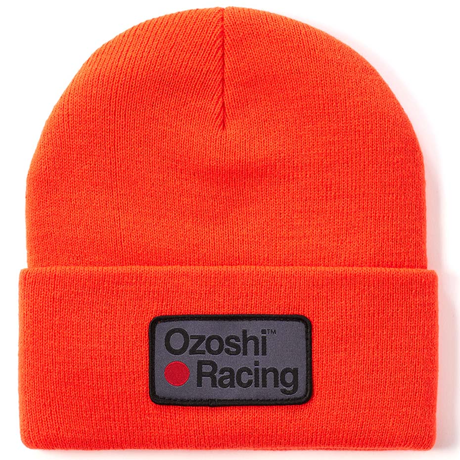 Sepci Caciula Beanie Ozoshi Heiko cu mansete portocaliu OWH20CFB004