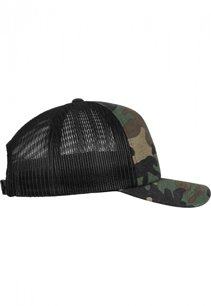 Sepci Camo Trucker camuflaj negru Flexfit