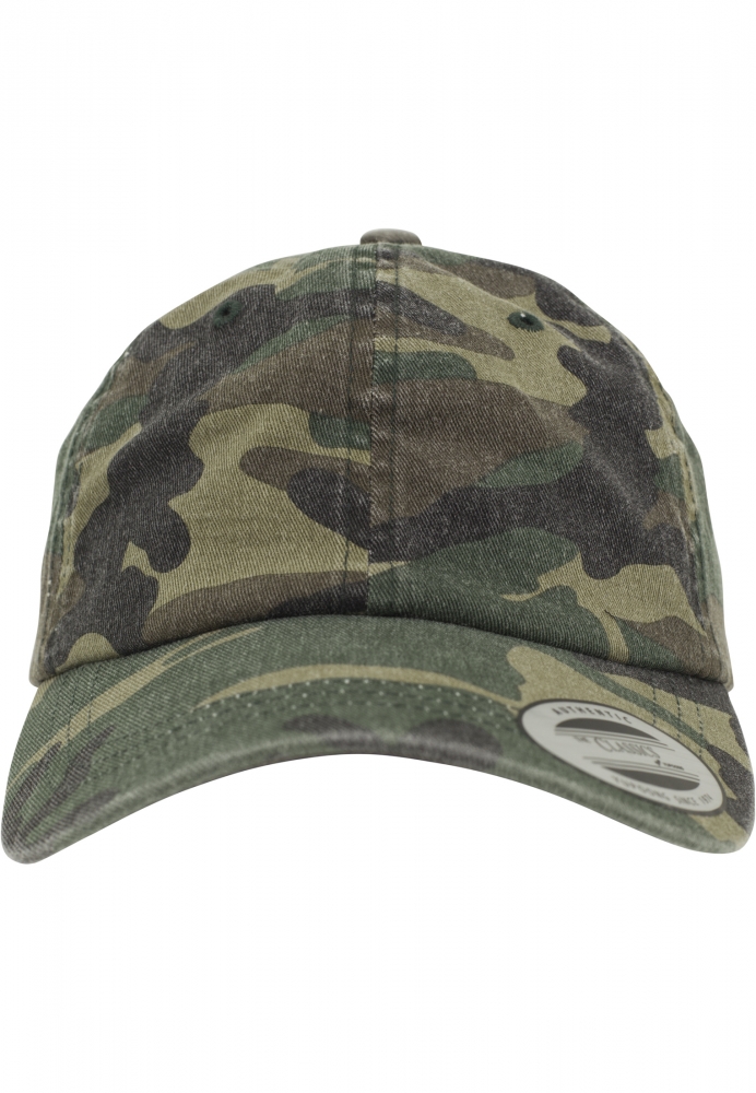 Sepci Low Profile Camo Washed wood camuflaj Flexfit